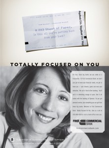 FIRST COMMERCIAL BANK Totally Focused On You