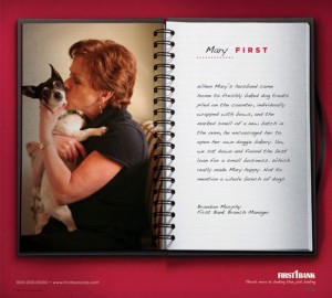 FIRST BANK There's More to Banking Than Just Banking