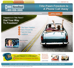 1800NEWDEAL Website Design